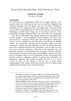 Carole M. Cusack - Sydney Open Journals online