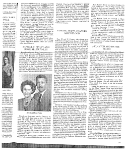 ( HOWELL C. FINLEY AND ROSIE ALLEN FINLEY EURA M. AND W