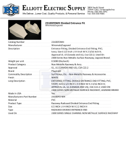 2310DF0WH Divided Entrance Fit