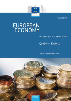 Quality in Exports - European Commission