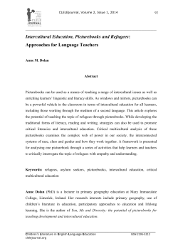 Intercultural education, Picturebooks and