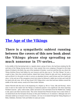 The Age of the Vikings
