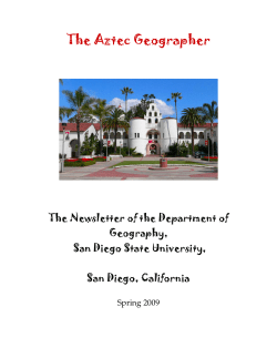The Aztec Geographer