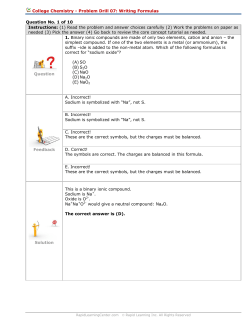 Problem Solving Drill - Rapid Learning Center