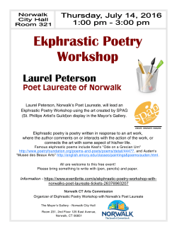 Ekphrastic Poetry Workshop