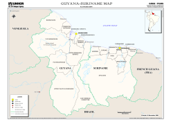 guyana-suriname map