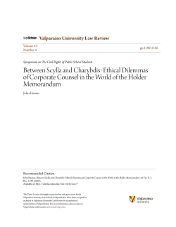 Between Scylla and Charybdis: Ethical Dilemmas of