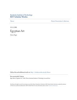 Egyptian Art - RIT Scholar Works - Rochester Institute of Technology