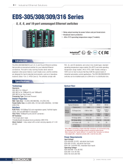 EDS-305/308/309/316 Series
