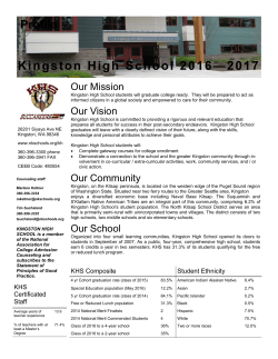 School Profile - Kingston High School