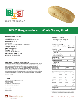B4S 6&rdquo; Hoagie made with Whole Grains, Sliced
