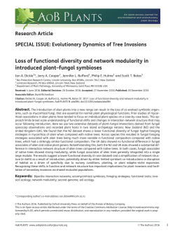 Loss of functional diversity and network modularity in