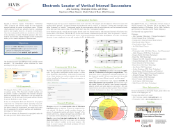 Electronic Locator of Vertical Interval Successions