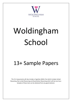 13+ Example Papers 2016