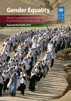 Gender Equality - UNDP in Thailand