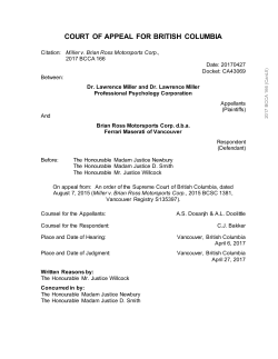 Miller v. Brian Ross Motorsports Corp