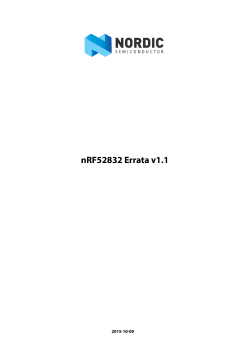 nRF52832 Errata v1.1 - Nordic Semiconductor Infocenter