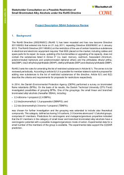 SBAA Substance Review