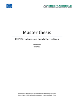 Master thesis - Matematik