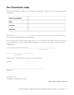 Dear Presentations Judge - 4