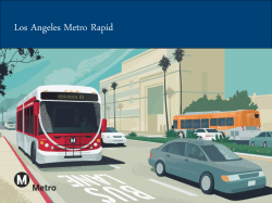 Los Angeles Metro Rapid - the National Bus Rapid Transit Institute
