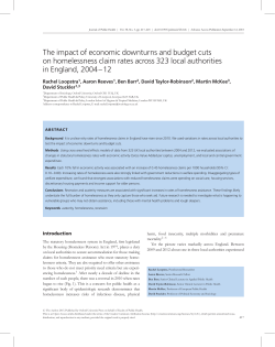 The impact of economic downturns and budget