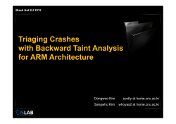 eu-15-Kim Triaging-Crashes-With-Backward-Taint