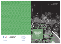 opportunities on conflict resolution and democracy after july 15