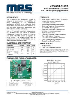 EV4603-S-00A - Monolithic Power System