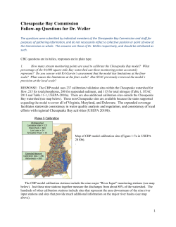 STAC Response to CBC Members Modeling Questions