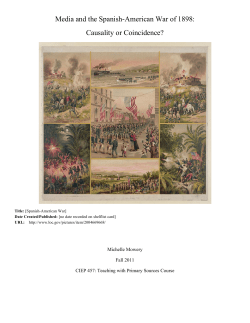 Media and the Spanish-American War of 1898