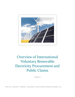 - Center for Resource Solutions