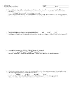 AS.5.3 Limiting Reactants