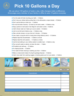 Pick 10 Gallons a Day - Cobb County Government