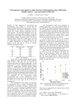 Heterogeneous vapor uptake by single atom ions of both
