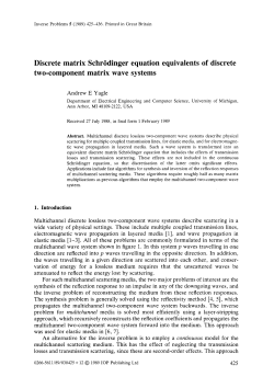 of discrete two-component matrix wave systems
