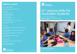 21st century skills for Australian students