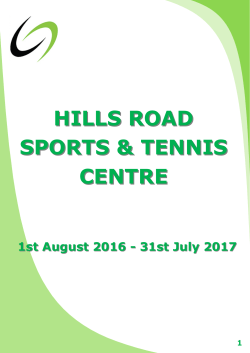 here - Hills Road Sports Centre