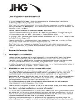 Privacy Policy - Northshore Auto Centre