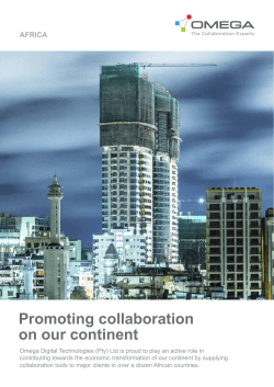 Promoting collaboration on our continent