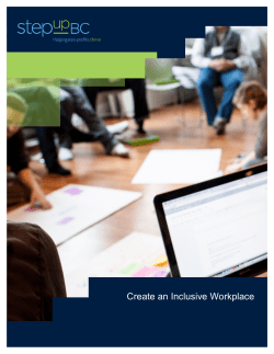 Create an Inclusive Workplace