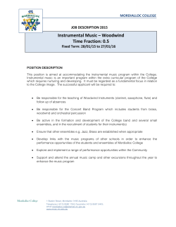 Instrumental Music &ndash; Woodwind Time Fraction: 0.5