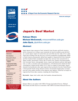 Japan Beef Market - USDA Economics, Statistics and Market