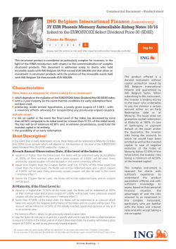ING Belgium International Finance (Luxembourg)