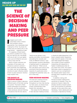 SCIENCE OF DECISION MAKING AND PEER PRESSURE