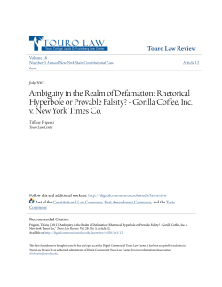 Rhetorical Hyperbole or Provable Falsity?