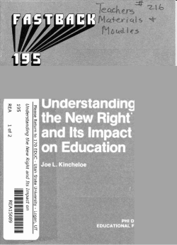 195. Understanding the New Right and Its Impact on