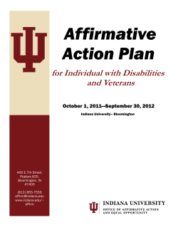 Affirmative Action Plan
