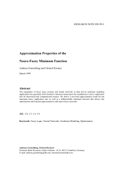 Approximation Properties of the Neuro