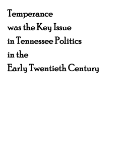 prohibition timeline in tennessee